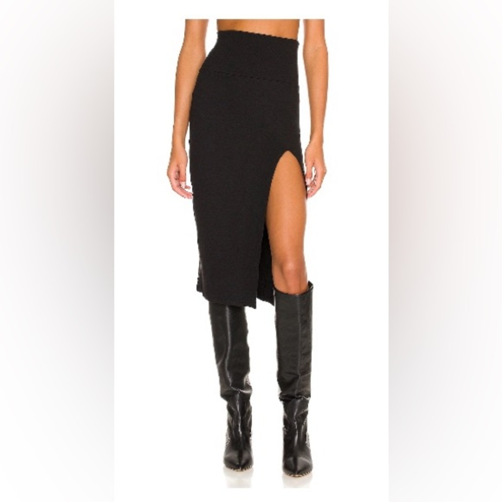 Lovers + Friends Black Maxi Pencil Skirt for Cocktail